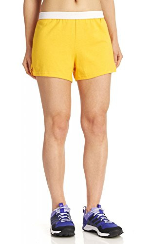 Soffe Juniors' Authentic Cheer Short- Light Gold- Large -1-Pack-