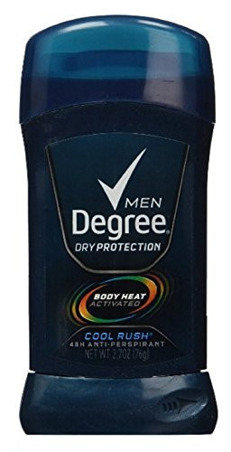 Degree Cool Rush Dry Protection Antiperspirant Deodorant Stick 2.7 oz- Twin Pack