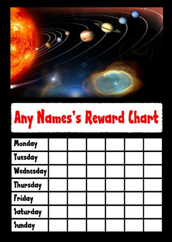 Solar System Star Sticker Reward Chart