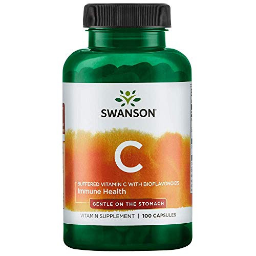 Swanson Buffered Vitamin C w/Bioflavonoids 500 Milligrams 100 Capsules