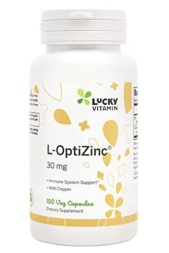 LuckyVitamin - L-Optizinc 30 mg. - 100 Veg Capsules