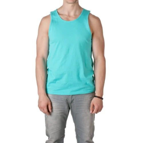 Next Level Mens Premium Jersey Tank -3633- Tahiti Blue 2XL