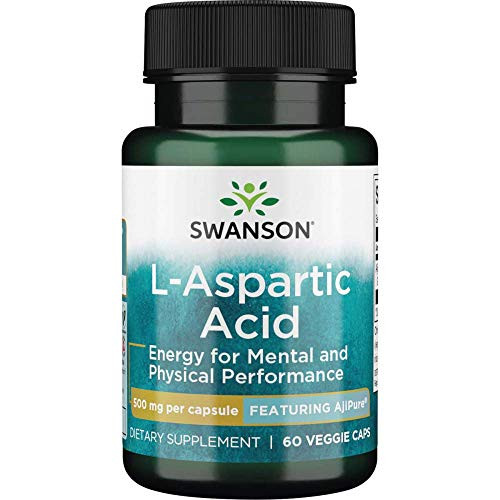 Swanson Amino Acid L-Aspartic Acid 500 Milligrams 60 Veg Capsules Swanson Amino Acid L-Aspartic Acid 500 Milligrams 60 Veg Capsules