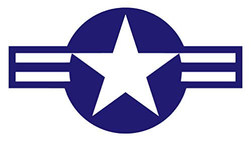 US Air Force Star Vinyl Sticker Decals for Car Bumper Window Laptop Tablet Phone -3inch x 1.6inch- Purple- US Air Force Star Vinyl Sticker Decals for Car Bumper Window Laptop Tablet Phone -3inch x 1.6inch- Purple-