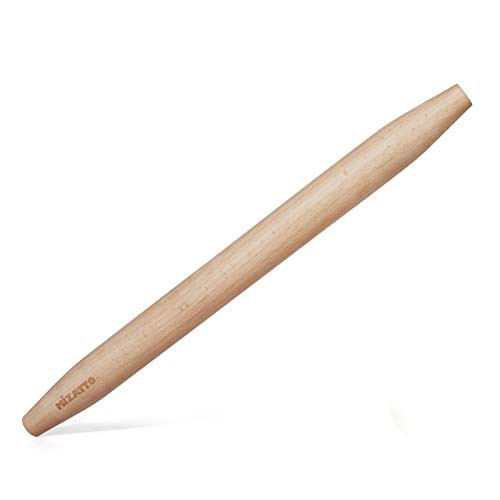 French Rolling Pin- 17 Inch Wood Rolling pins for Baking Pizza- Pasta- Cookie- Dumpling- Small Wooden Dough Roller -17inchx1.37inch-