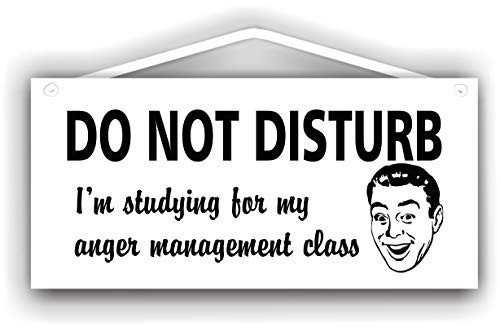 MySigncraft Do not Disturb Sign with Retro Male Image indooror Outdoor use