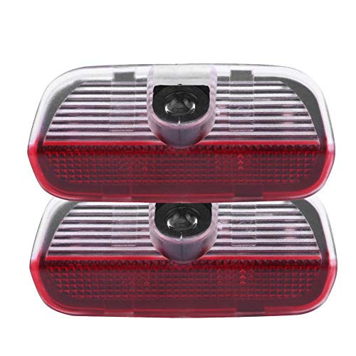 Akozon 2pcs Wireless Car Door Logo Light Car Door Courtesy LED Light Projector Shadow Welcome Light for SEAT Alhambra Toledo Altea