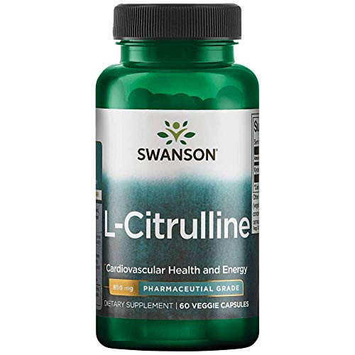 Swanson Amino Acid Pharmaceutical Grade L-Citrulline 850 Milligrams 60 Veg Capsules Swanson Amino Acid Pharmaceutical Grade L-Citrulline 850 Milligrams 60 Veg Capsules