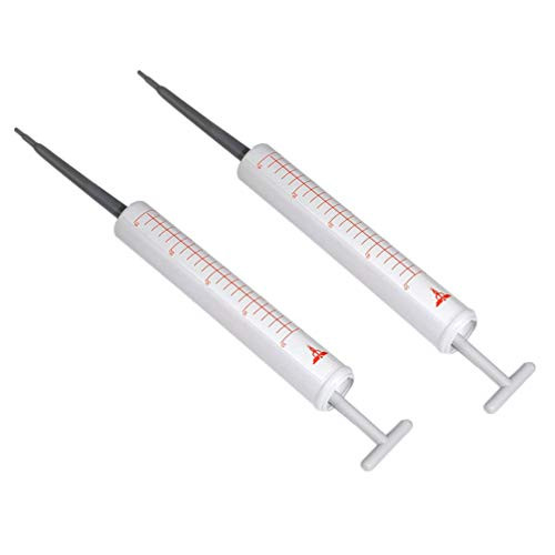 NUOBESTY Halloween Costume Party Props-Giant Syringe Toy-Fake Injector Halloween Cosplay Party Decor-2pcs