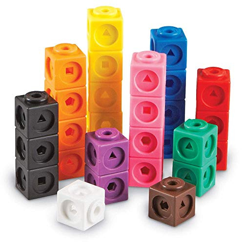 Learning Resources Mathlink Cubes, Educational Counting Toy, Set of 100 Cubes, Ages 5+ (Renewed)