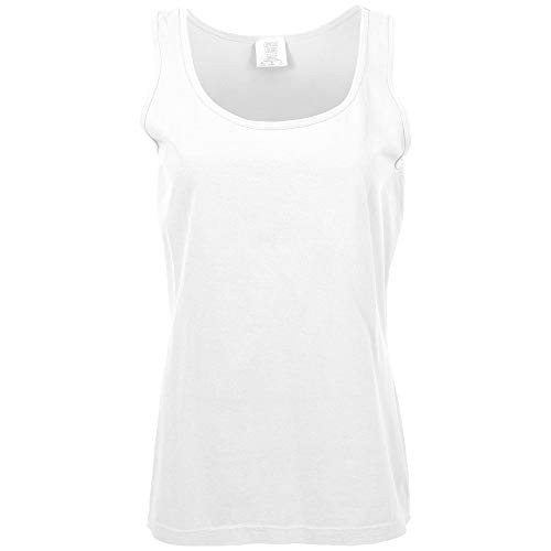 Comfort Colors Women's Ultra Soft Cotton Tank Top- Style 3060L- White- X-Small