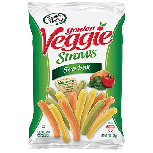 Sensible Portions Veggie Straws- Sea Salt- 5 Ounce