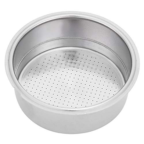 Coffee Filter Basket- BuyWeek Double Layer Stainless Steel Pressurized Coffee Strainer Coffee Machine Accessories-Double Cup-