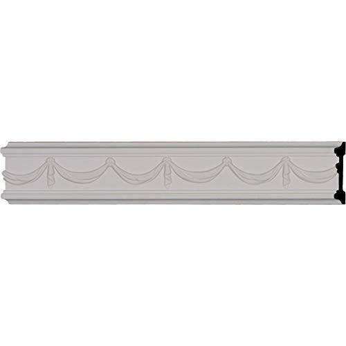 2 1/2"H x 1/2"P x 94 1/2"L, (4 3/4" Repeat), Federal Chair Rail (Renewed)