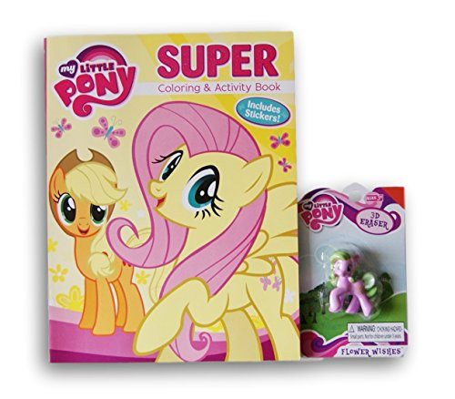 My Little Pony 3D Eraser and Jumbo Coloring and Activity Book Bundle My Little Pony 3D Eraser and Jumbo Coloring and Activity Book Bundle