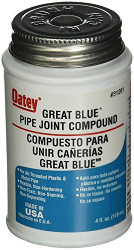 Oatey 31261 Blue Pipe Joint Compound- 4 fl-ounces