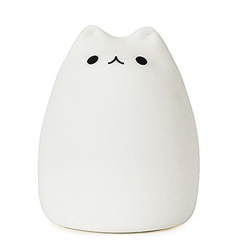 Cat Lamp Gifts-Kitty Night Light for Women Mom Teen Girls Kids Cat Lovers- Anime Room Decor Nightlight for Toddler Baby Girls Boys- Tap Control Silicone Led Light-Battery Powered- Cat Lamp Gifts-Kitty Night Light for Women Mom Teen Girls Kids Cat Lovers- Anime Room Decor Nightlight for Toddler Baby Girls Boys- Tap Control Silicone Led Light-Battery Powered-