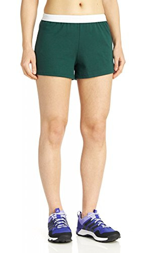 Soffe Juniors' Authentic Cheer Short- Dark Green- Medium -1-Pack-