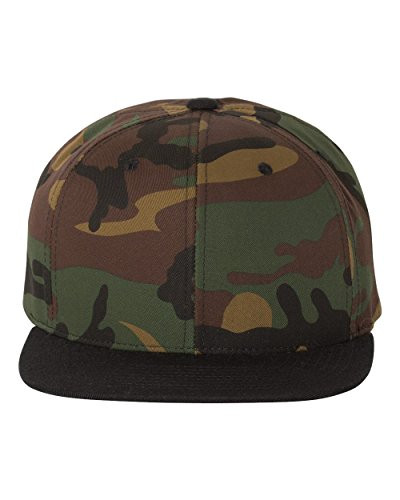 Yupoong The Classic Special Edition Camo Flexfit Snapback 6089M - Limited Edition -One Size- Camo/Black-