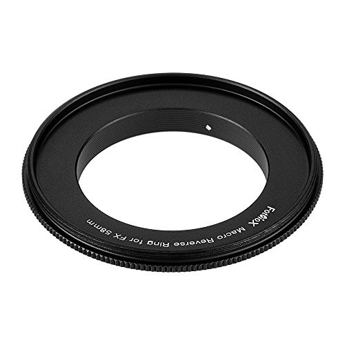 Fotodiox 58mm Filter Thread Macro Reverse Mount Adapter Ring Compatible with Fuji X-Mount Cameras