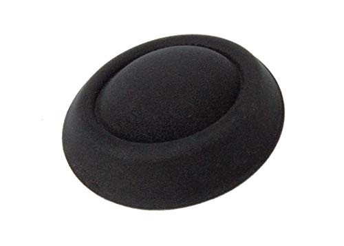 Oval Pillbox Stewardess Fascinator Hat Base 6 1/2inch x 5 1/2inch - White