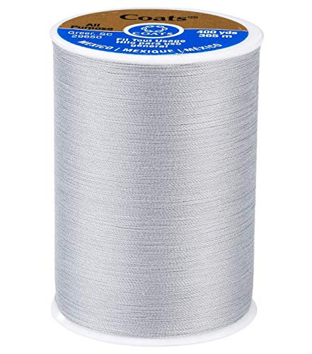 Coats  and  Clark Dual Duty All-Purpose Grey Thread / 400 Yard Spool/ 1 Spool of Yarn