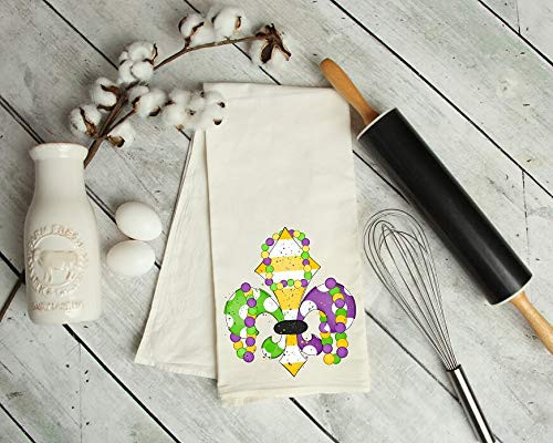 Fleur De Lis Kitchen Tea Towel