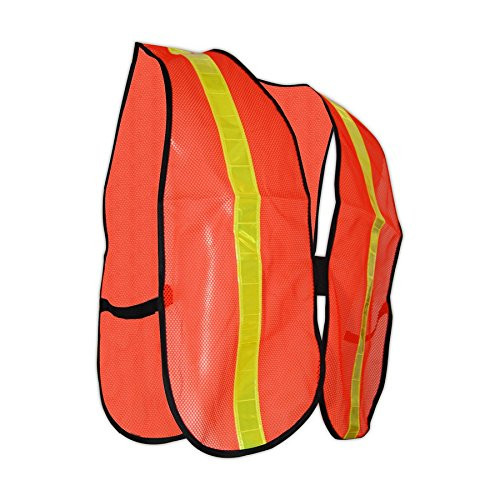 Magid Glove and Safety CRV2431 Magid Mesh High-Visibility Safety Vest- Medium-- Hi/Vis Hi/Vis Orange- Small - XL Magid Glove and Safety CRV2431 Magid Mesh High-Visibility Safety Vest- Medium-- Hi/Vis Hi/Vis Orange- Small - XL