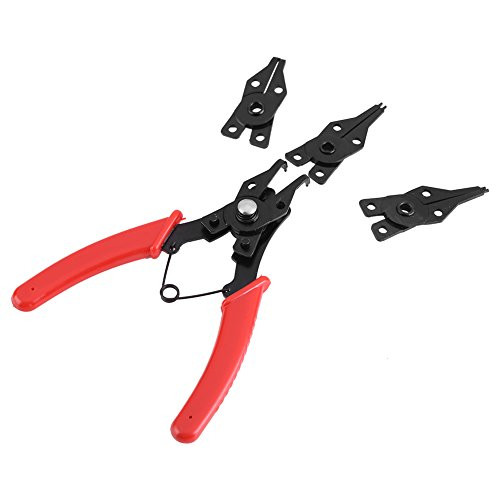 Snap Ring Plier-Multi-function 4 in 1 Snap Ring Pliers Plier Set Circlip Combination Retaining Clip Hand Tool-??-
