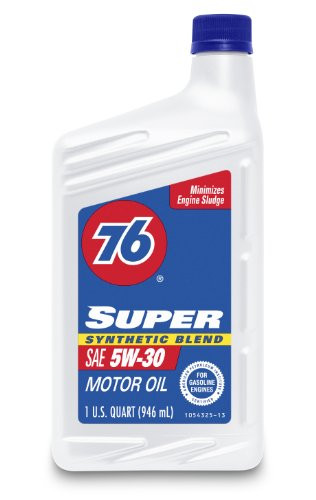 76 Lubricants(1043461-AI) 5W-30 Super Synthetic Blend Motor Oil - 1 Quart