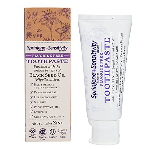 SprinJene White Boost Natural  Sensitivity Fluoride Free Toothpaste