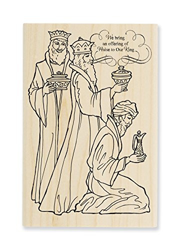 STAMPENDOUS Wise Gifts Wood Stamp