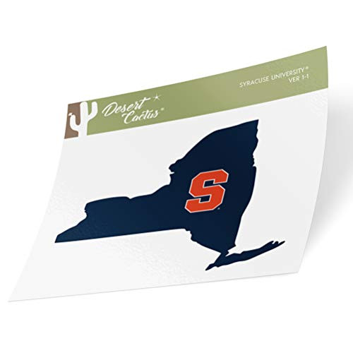 Syracuse University SU Vinyl Decal Laptop Water Bottle Car Scrapbook -State Border Sticker-