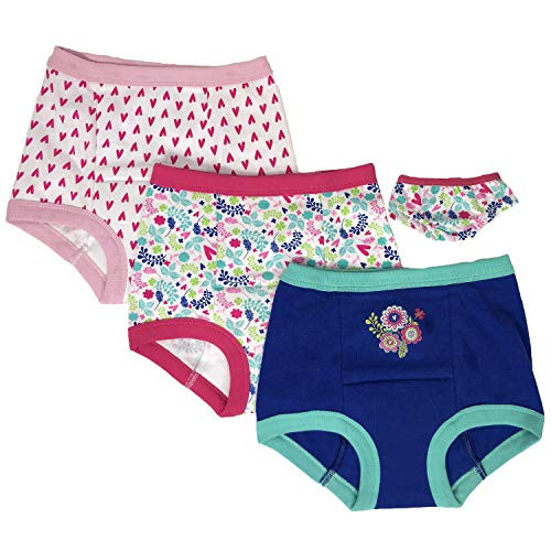 Hasbro Toddler Girl's Baby Alive 3-Pack Training Pant with Matching Pair for Doll Underwear- Baby Alive- 4T
