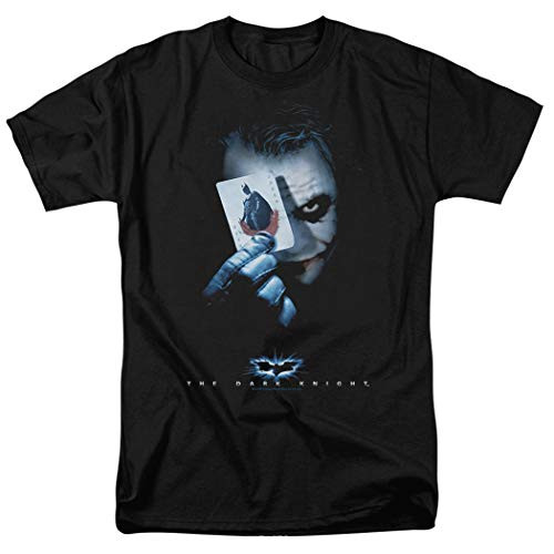 Popfunk The Dark Knight Heath Ledger Joker with Card T Shirts  and  Stickers -X-Large- Black