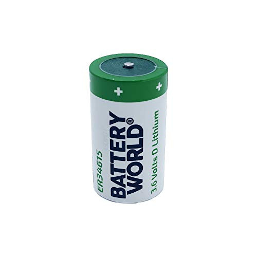 ER34615 3.6V 19Ah Size D Lithium Button Top High Capacity UL Certified Battery
