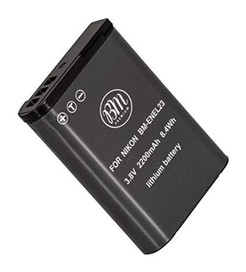 BM Premium EN-EL23 Battery for Nikon Coolpix B700- P900- P600- P610- S810c Digital Camera BM Premium EN-EL23 Battery for Nikon Coolpix B700- P900- P600- P610- S810c Digital Camera