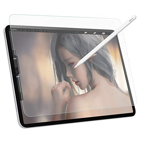Paperfeel Screen Protector for iPad 9.7 inch -2018 and 2017-- iPad Air 1- iPad Air 2- BENKS iPad Pro 9.7 Matte PET Film for Drawing Anti Glare- Compatible with Apple Pencil Paperfeel Screen Protector for iPad 9.7 inch -2018 and 2017-- iPad Air 1- iPad Air 2- BENKS iPad Pro 9.7 Matte PET Film for Drawing Anti Glare- Compatible with Apple Pencil