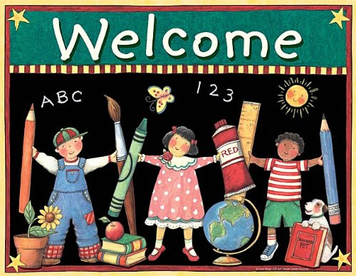 Teacher Created Resources SW Kids Welcome Chart- Multi Color -7637-