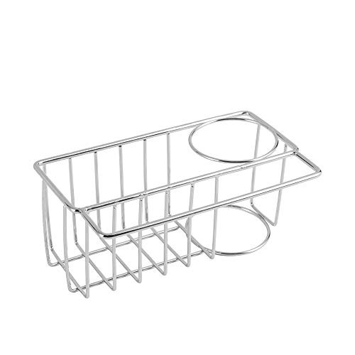 Versatile 3 in 1 Sponge Holder Sink Caddy- Adhesive Sink Basket Brush Holder PlusDish Cloth Hanger Plus Soap Rack - Dish Rack in-Sink Sponge Kitchen Organizer- No Drilling Versatile 3 in 1 Sponge Holder Sink Caddy- Adhesive Sink Basket Brush Holder PlusDish Cloth Hanger Plus Soap Rack - Dish Rack in-Sink Sponge Kitchen Organizer- No Drilling