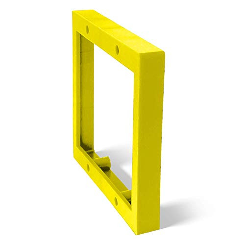 1/4inch Two Gang -one- ReceptXtenders Receptacle Outlet Box Extender- Electrical Outlet Extender for Electric Box and Outlet Switches- UL Listed by WGDEPOT