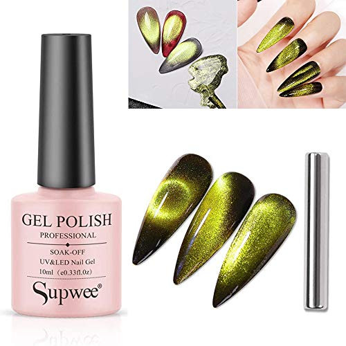 Supwee Universal Cat Eye Gel Nail Polish 9D Cat Eye Nail Polish Gel with Magnet Varnish Soak Off UV Gel Supwee Universal Cat Eye Gel Nail Polish 9D Cat Eye Nail Polish Gel with Magnet Varnish Soak Off UV Gel
