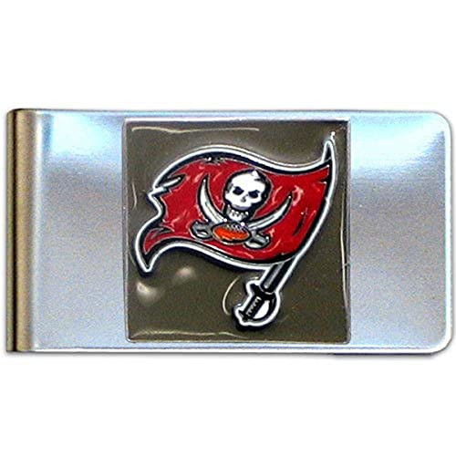 NFL Siskiyou Sports Mens Tampa Bay Buccaneers Steel Money Clip One Size Team Color