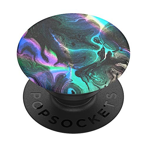 PopSockets PopGrip - Expanding Stand and Grip with a Swappable Top for Smartphones and Tablets - Oil Agate