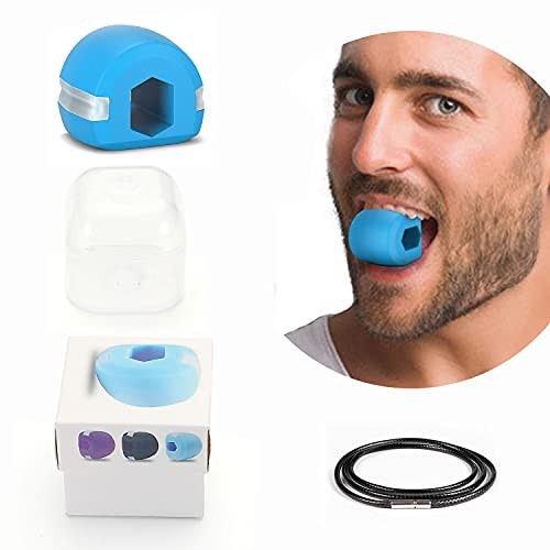 Roll over image to zoom in Jawline Exerciser- Jaw Exerciser for Men and Woman- Double Chin Exerciser to Face Lift Chisel Chin Slimming and Neck Muscle- Look Younger and Healthier-Face Exerciser Roll over image to zoom in Jawline Exerciser- Jaw Exerciser for Men and Woman- Double Chin Exerciser to Face Lift Chisel Chin Slimming and Neck Muscle- Look Younger and Healthier-Face Exerciser