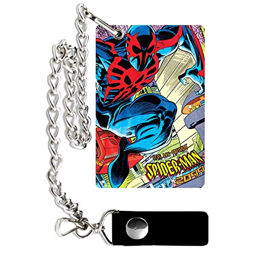 Silver Buffalo SM0401CW Marvel Stan Lee Presents Spiderman Chain Wallet Silver Buffalo SM0401CW Marvel Stan Lee Presents Spiderman Chain Wallet