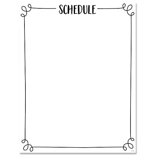 Creative Teaching Press Core Decor Schedule Chart -10182-