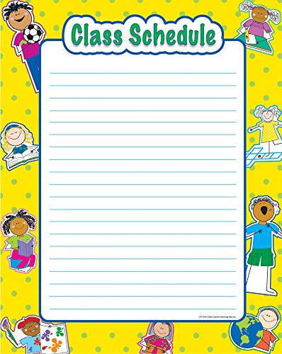 Creative Teaching Press Stick Kids Class Schedule Chart -5718-