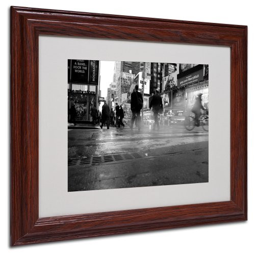 44th Street Artwork by Yale Gurney, 11 by 14-Inch, Wood Frame 44th Street Artwork by Yale Gurney, 11 by 14-Inch, Wood Frame