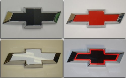 Rear Bowtie Emblem Overlay Decal - Fits 2010-2013 Camaro LS- LT- RS- SS - -Color- Purple-